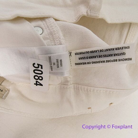 NEW Madewell The High-Rise Perfect Vintage Jean in Tile White,‎ 25 - Picture 13 of 13